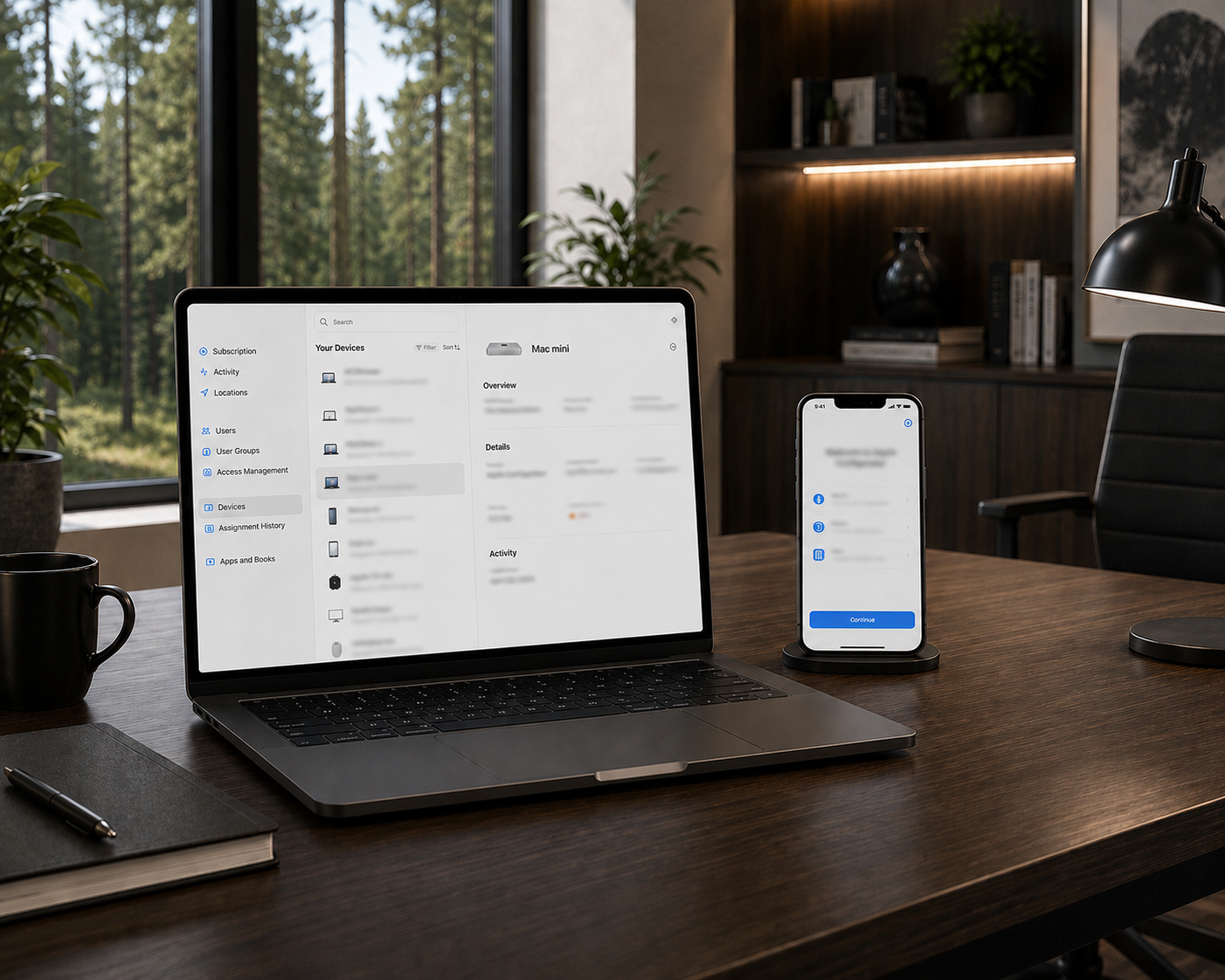 Uppsättning av Apple Business-konto för en organisation