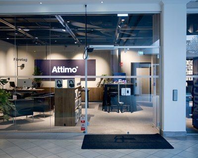 Entrén till Attimo på plan 2 i Galleria Duvan