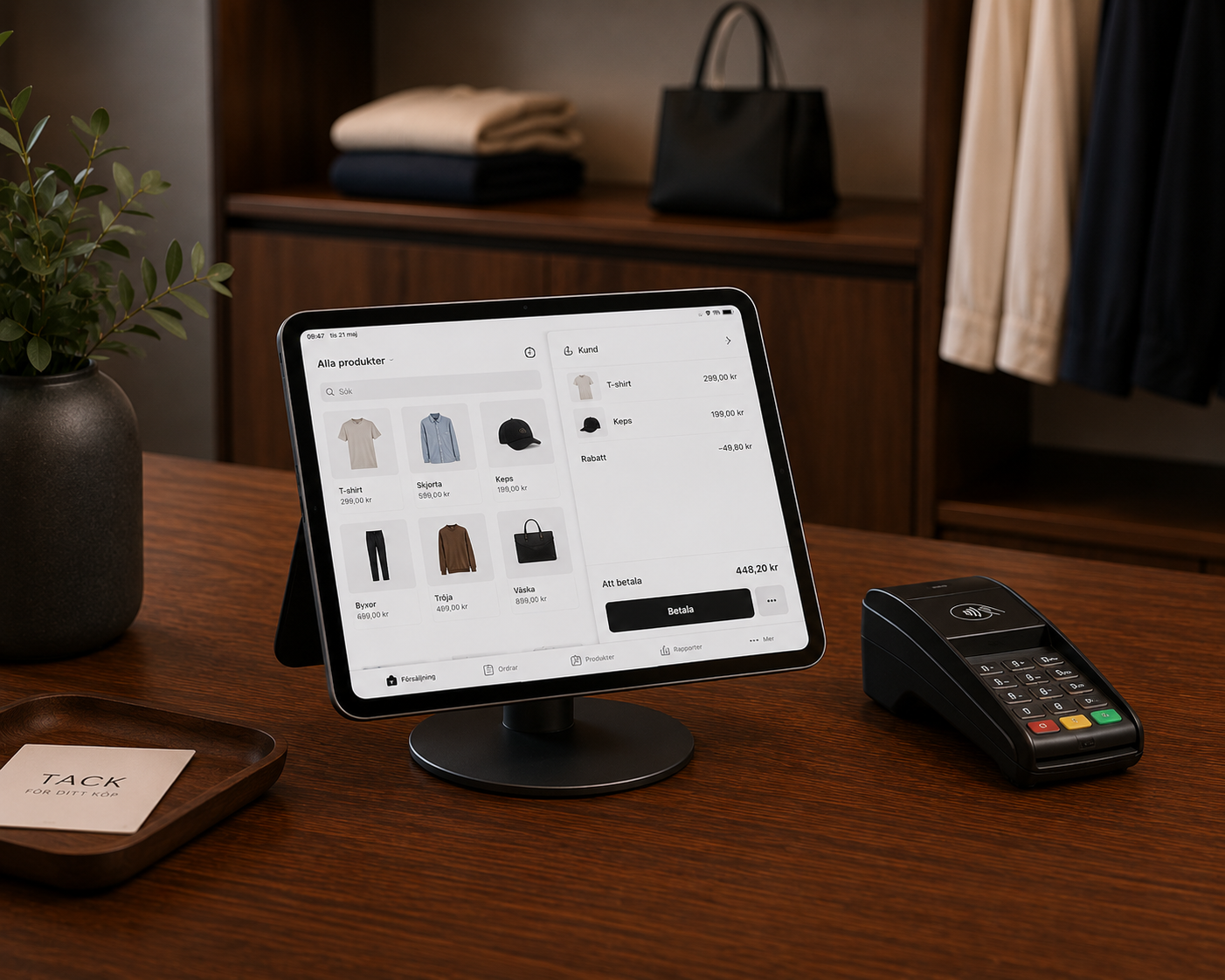 iPad som kassasystem i butiksmiljö