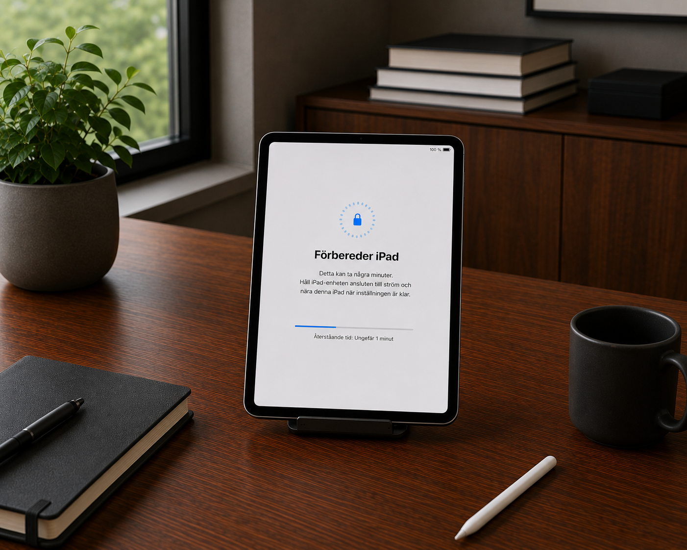 iPad konfigurerad via MDM