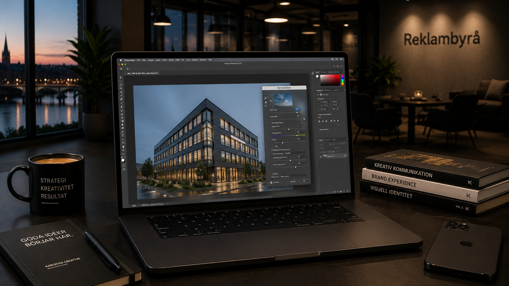 Kreativt arbete i Adobe Creative Cloud på Mac