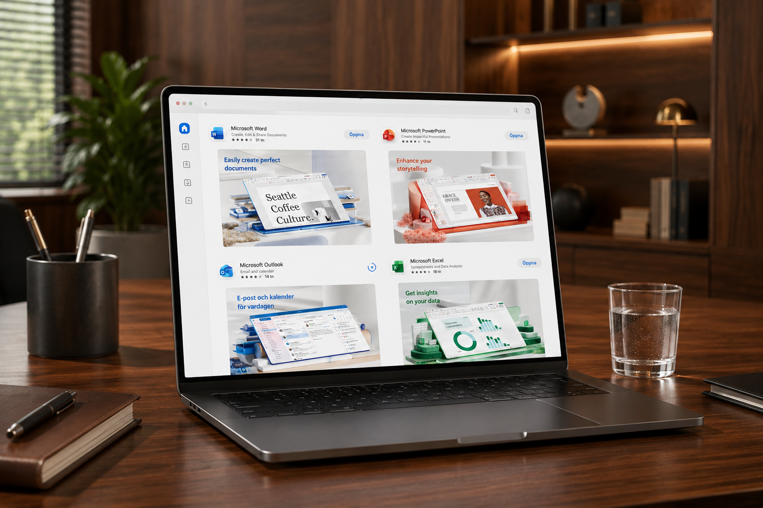 Microsoft 365 med Teams och Outlook på Mac och iPhone